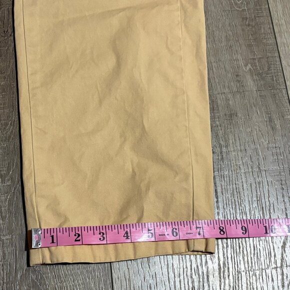J.CREW Slouchy Boyfriend Chino Pants Size 30T Khaki Tan - Picture 13 of 15